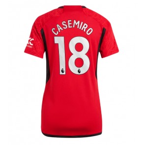 Manchester United Casemiro #18 Hemmatröja Kvinnor 2023-24 Kortärmad